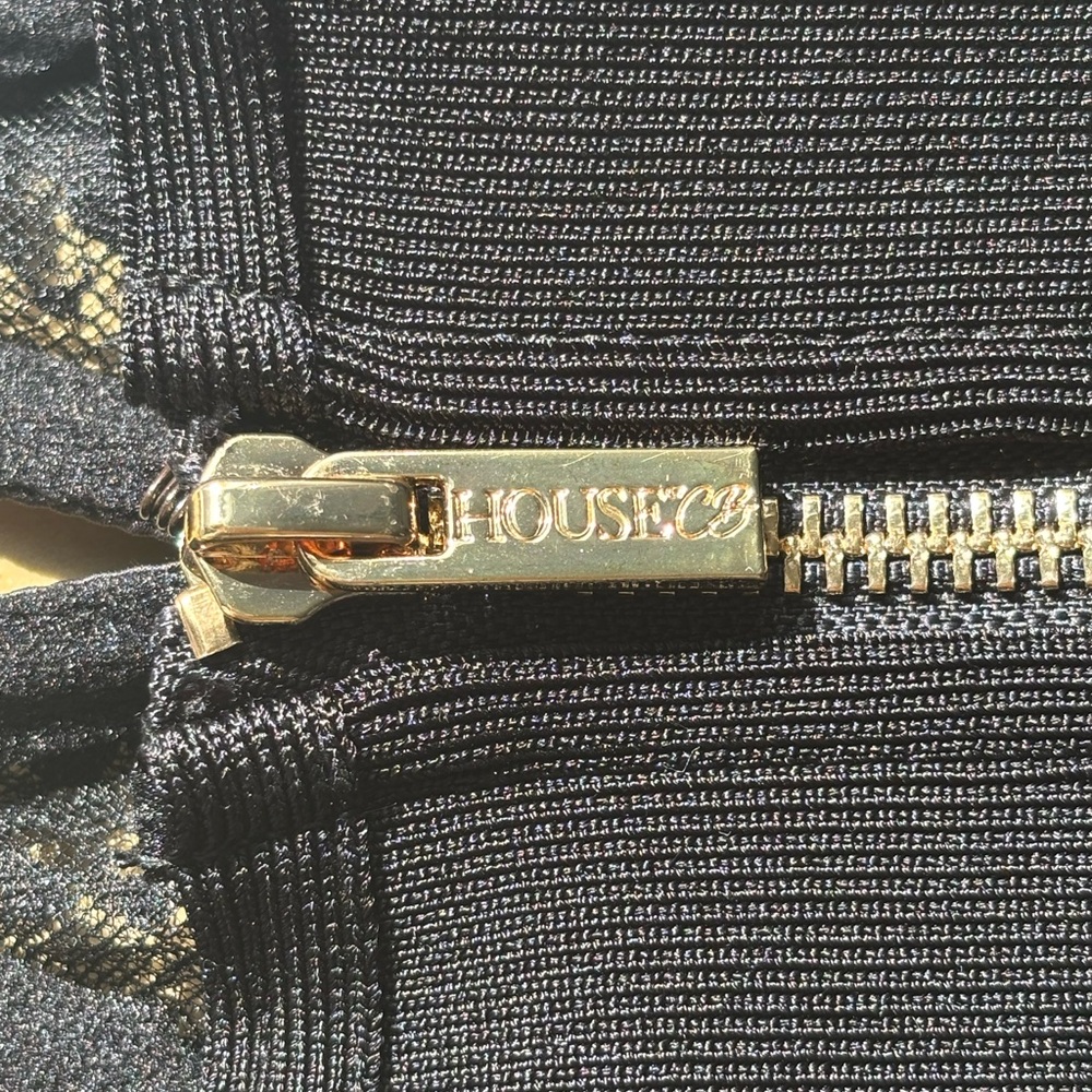 House of CB Sheer Lace Corset Top Black V-Wire NWT XS - Picture 4 of 8